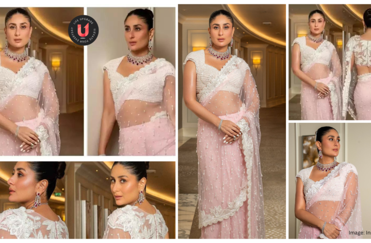 Kareena Kapoor Khan wows in blush saree: See pictures!